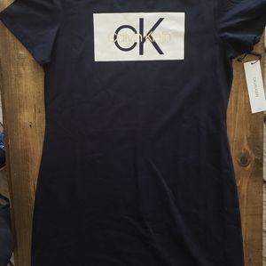 Calvin Klein Navy Blue Dress NWT